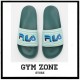 FILA ciabatte nere logo morro bay slipper 2.0 black