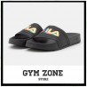 FILA ciabatte nere logo morro bay slipper 2.0 black