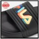 FILA ciabatte nere logo morro bay slipper 2.0 black