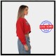 FILA felpa HABY cropped crew sweet true red rossa