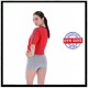 FILA maglia HELSA loose taped T-shirt true red rossa