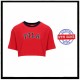 FILA maglia HELSA loose taped T-shirt true red rossa