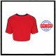 FILA maglia HELSA loose taped T-shirt true red rossa