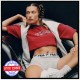 FILA maglia HELSA loose taped T-shirt true red rossa