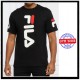 FILA tee ALLAN logo t-shirt black