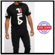 FILA tee ALLAN logo t-shirt black