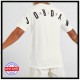 AIR JORDAN tee white t-shirt bianca con logo frontale e scritta dietro spalle