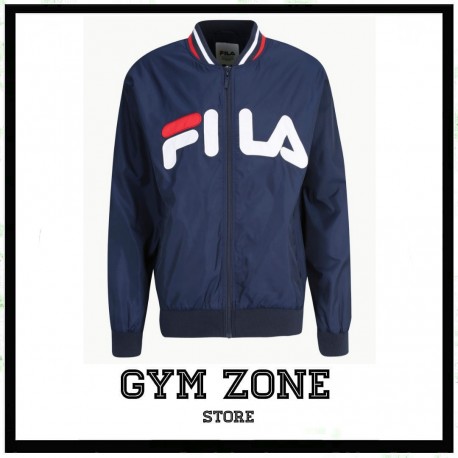 FILA jacket  LOGRONO men logo bomber blue