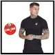SIKSILK black tech tee t-shirt nera