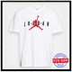 AIR JORDAN tee white t-shirt bianca logo JORDAN red