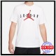 AIR JORDAN tee white t-shirt bianca logo JORDAN red